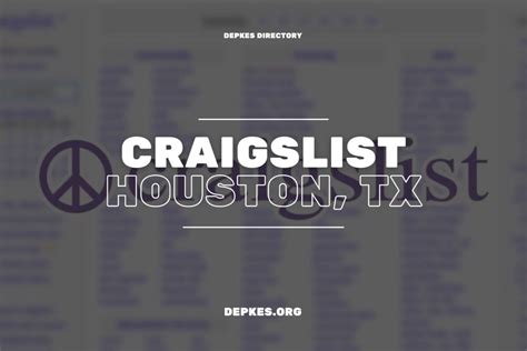 craigslist empleos houston tx